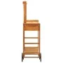 Carrito de cocina exterior madera maciza acacia 92x43,5x141,5cm de vidaXL, Carros de cocina y comedor - Ref: Foro24-43986, Pr...