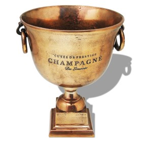 Enfriador de champán copa trofeo marrón cobre de , Figuras, esculturas y estatuas - Ref: Foro24-243498, Precio: 83,76 €, Desc...