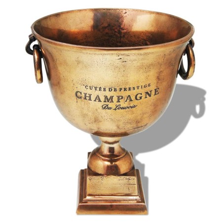 Enfriador de champán copa trofeo marrón cobre de , Figuras, esculturas y estatuas - Ref: Foro24-243498, Precio: 83,76 €, Desc...