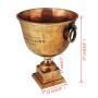 Enfriador de champán copa trofeo marrón cobre de , Figuras, esculturas y estatuas - Ref: Foro24-243498, Precio: 83,76 €, Desc...