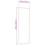 Espejo de puerta cristal y aluminio dorado 40x100 cm de , Espejos - Ref: Foro24-327417, Precio: 51,73 €, Descuento: %