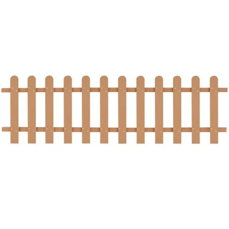 WPC garden picket fence 200x60 cm by vidaXL, fenced with pickets - Ref: Foro24-42822, Price: 67,20 €, Discount: %