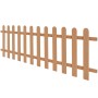 Valla de estacas de jardín de WPC 200x60 cm de vidaXL, Cercados con estacas - Ref: Foro24-42822, Precio: 73,66 €, Descuento: %
