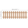 Valla de estacas de jardín de WPC 200x60 cm de vidaXL, Cercados con estacas - Ref: Foro24-42822, Precio: 73,66 €, Descuento: %