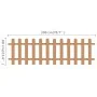WPC garden picket fence 200x60 cm by vidaXL, fenced with pickets - Ref: Foro24-42822, Price: 67,20 €, Discount: %