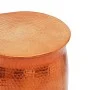 Taburete/mesita de centro de aluminio martillado color cobre de , Mesas auxiliares - Ref: Foro24-242325, Precio: 102,15 €, De...