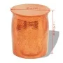 Taburete/mesita de centro de aluminio martillado color cobre de , Mesas auxiliares - Ref: Foro24-242325, Precio: 102,15 €, De...