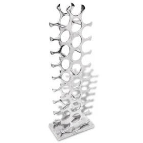 Botellero de aluminio plateado para 27 botellas de , Botelleros - Ref: Foro24-243503, Precio: 158,92 €, Descuento: %