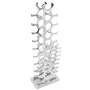 Silver aluminum wine rack for 27 bottles by , Wine racks - Ref: Foro24-243503, Price: 158,92 €, Discount: %