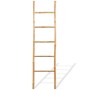Escalera para toallas con 5 peldaños de bambú 150 cm de vidaXL, Toalleros - Ref: Foro24-43719, Precio: 31,17 €, Descuento: %