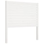 Cabecero de cama madera maciza de pino blanco 81x4x100 cm de , Cabeceros y pies de cama - Ref: Foro24-818996, Precio: 56,79 €...