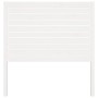 Cabecero de cama madera maciza de pino blanco 81x4x100 cm de , Cabeceros y pies de cama - Ref: Foro24-818996, Precio: 56,79 €...