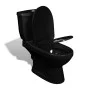 Inodoro WC con cisterna negro de , Baños - Ref: Foro24-240550, Precio: 381,67 €, Descuento: %