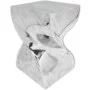 Taburete/mesa auxiliar retorcida aluminio plateado de , Mesas auxiliares - Ref: Foro24-243507, Precio: 176,66 €, Descuento: %