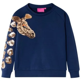 Sudadera infantil azul marino 116 de , Camisetas para niños - Ref: Foro24-13496, Precio: 12,41 €, Descuento: %