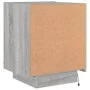 Mesitas de noche luces LED 2 uds madera ingeniería gris Sonoma de , Mesitas de noche - Ref: Foro24-836746, Precio: 109,36 €, ...
