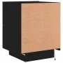 Mesitas de noche con luces LED 2 uds madera ingeniería negra de , Mesitas de noche - Ref: Foro24-836738, Precio: 117,48 €, De...