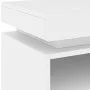 Mesita de noche con luces LED blanco 40x39x48,5 cm de , Mesitas de noche - Ref: Foro24-836784, Precio: 60,61 €, Descuento: %
