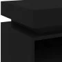 Black nightstand with LED lights 40x39x48.5 cm by , Nightstands - Ref: Foro24-836786, Price: 65,34 €, Discount: %