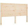 Cabecero de cama madera maciza de pino 156x4x100 cm de , Cabeceros y pies de cama - Ref: Foro24-819025, Precio: 84,70 €, Desc...