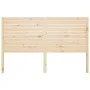 Solid pine wood bed headboard 156x4x100 cm by , Headboards and footboards - Ref: Foro24-819025, Price: 83,28 €, Discount: %
