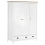 Armario de 3 puertas Hill Range madera pino blanco 127x50x170cm de , Armarios roperos - Ref: Foro24-288954, Precio: 437,20 €,...