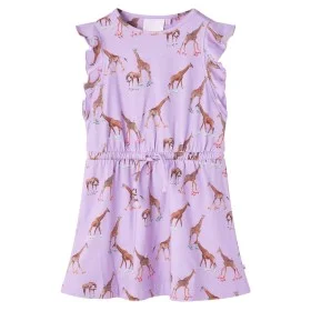 Vestido infantil mangas con volantes cordón lila 92 de , Vestidos de niños - Ref: Foro24-14600, Precio: 15,16 €, Descuento: %