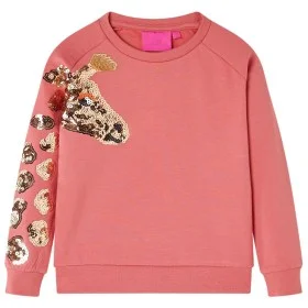 Sudadera infantil rosa envejecido 128 de , Camisetas para niños - Ref: Foro24-13502, Precio: 18,26 €, Descuento: %