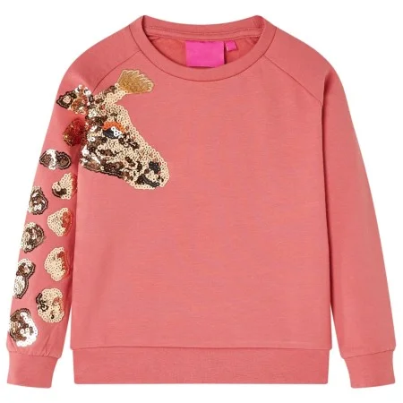 Sudadera infantil rosa envejecido 128 de , Camisetas para niños - Ref: Foro24-13502, Precio: 18,26 €, Descuento: %
