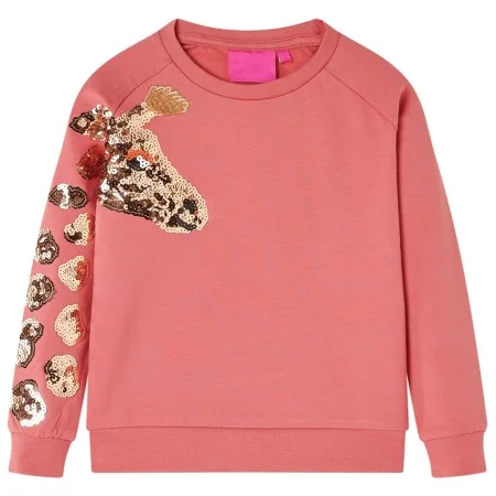 Sudadera infantil rosa envejecido 104 de , Camisetas para niños - Ref: Foro24-13500, Precio: 12,41 €, Descuento: %