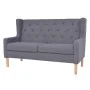 2 seater gray fabric sofa by vidaXL, Sofas - Ref: Foro24-245453, Price: 293,33 €, Discount: %