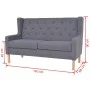 2 seater gray fabric sofa by vidaXL, Sofas - Ref: Foro24-245453, Price: 293,33 €, Discount: %