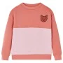 Sudadera infantil bloque de colores rosa 104 de , Camisetas para niños - Ref: Foro24-14385, Precio: 13,10 €, Descuento: %