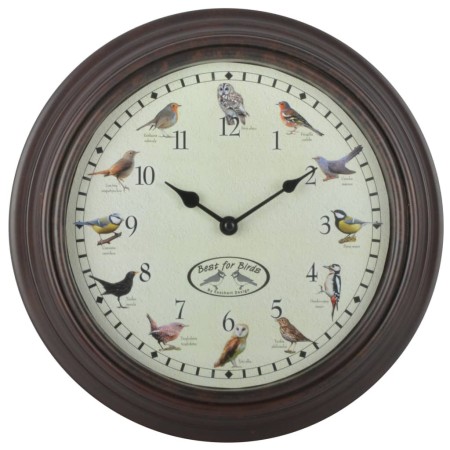 Esschert Design Reloj con sonidos de pájaros de Esschert Design, Relojes de pared - Ref: Foro24-428846, Precio: 22,41 €, Desc...