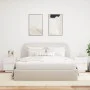 Mesitas de noche con luces LED 2 uds madera ingeniería blanca de , Mesitas de noche - Ref: Foro24-836736, Precio: 117,66 €, D...