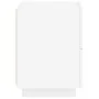 Mesitas de noche con luces LED 2 uds madera ingeniería blanca de , Mesitas de noche - Ref: Foro24-836736, Precio: 117,66 €, D...