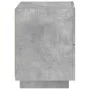 Mesita de noche con luces LED madera ingeniería gris hormigón de , Mesitas de noche - Ref: Foro24-836741, Precio: 63,82 €, De...
