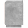 Mesita de noche con luces LED madera ingeniería gris hormigón de , Mesitas de noche - Ref: Foro24-836741, Precio: 64,67 €, De...