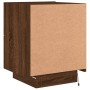 Mesitas de noche luces LED 2 uds madera ingeniería roble marrón de , Mesitas de noche - Ref: Foro24-836748, Precio: 96,68 €, ...