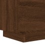 Mesitas de noche luces LED 2 uds madera ingeniería roble marrón de , Mesitas de noche - Ref: Foro24-836748, Precio: 96,68 €, ...