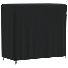 Cubierta para leñero Oxford 420D negro 122x61x106 cm de , Fundas para muebles de jardín - Ref: Foro24-359675, Precio: 28,57 €...