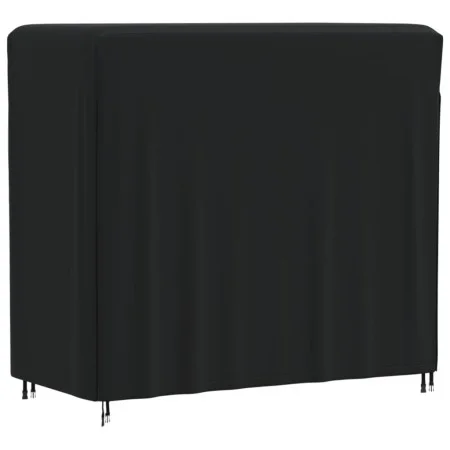 Cubierta para leñero Oxford 420D negro 122x61x106 cm de , Fundas para muebles de jardín - Ref: Foro24-359675, Precio: 28,57 €...