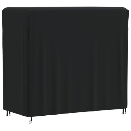 Cubierta para leñero Oxford 420D negro 122x61x106 cm de , Fundas para muebles de jardín - Ref: Foro24-359675, Precio: 29,33 €...