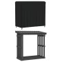 Cubierta para leñero Oxford 420D negro 122x61x106 cm de , Fundas para muebles de jardín - Ref: Foro24-359675, Precio: 29,33 €...