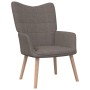 Sillón de relax de tela gris taupe de , Sillones - Ref: Foro24-327928, Precio: 122,55 €, Descuento: %