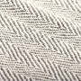 Manta en espiguilla de algodón gris 220x250 cm de vidaXL, Mantas - Ref: Foro24-245320, Precio: 38,93 €, Descuento: %