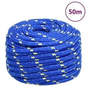 Cuerda de barco polipropileno azul 20 mm 50 m de , Sogas y cuerdas metálicas - Ref: Foro24-152474, Precio: 67,37 €, Descuento: %
