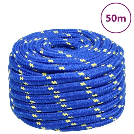 Cuerda de barco polipropileno azul 20 mm 50 m de , Sogas y cuerdas metálicas - Ref: Foro24-152474, Precio: 67,37 €, Descuento: %