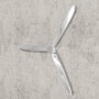 Hélice para la pared aluminio plateado 70 cm de , Figuras, esculturas y estatuas - Ref: Foro24-243517, Precio: 45,81 €, Descu...