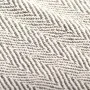Manta en espiguilla de algodón gris 160x210 cm de vidaXL, Mantas - Ref: Foro24-245319, Precio: 26,22 €, Descuento: %